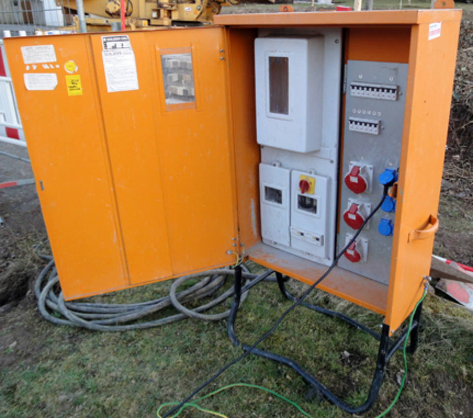 Baustromkasten bei Elektrotechnik Härning in Weiherhammer